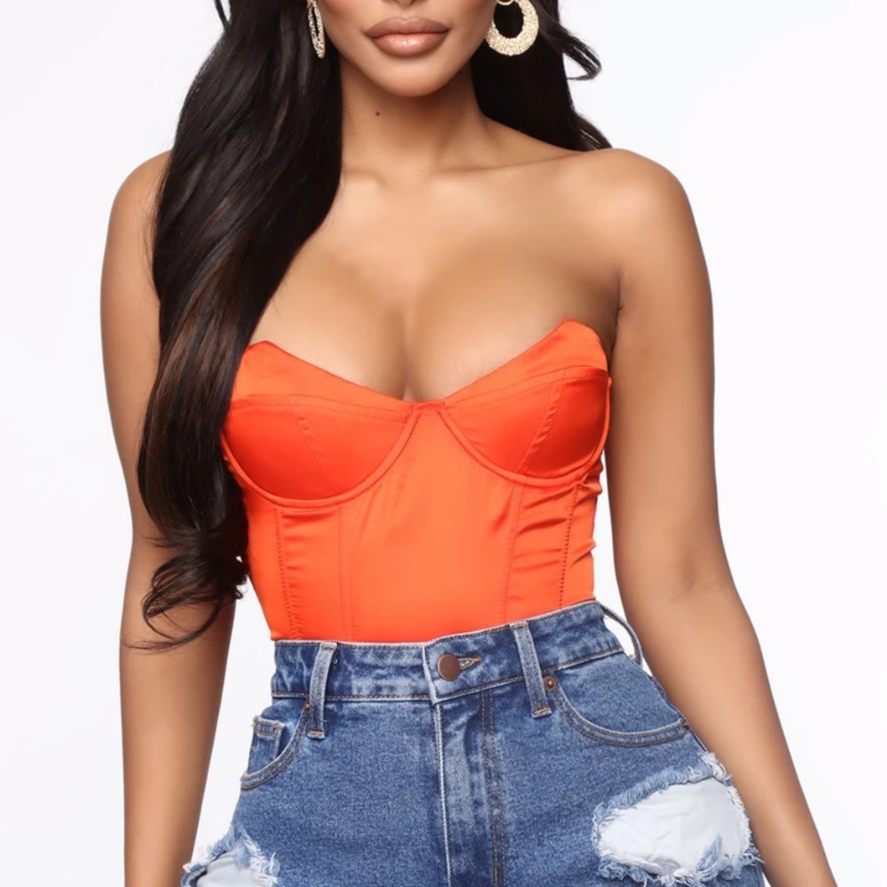Orange Corset